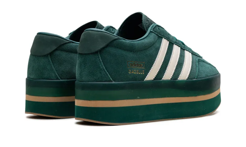 Adidas Gazelle Gazelle Stack WMNS 'Collegiate Green Cream White'